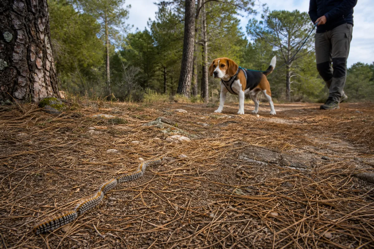 Chenilles processionnaires : protéger son chien